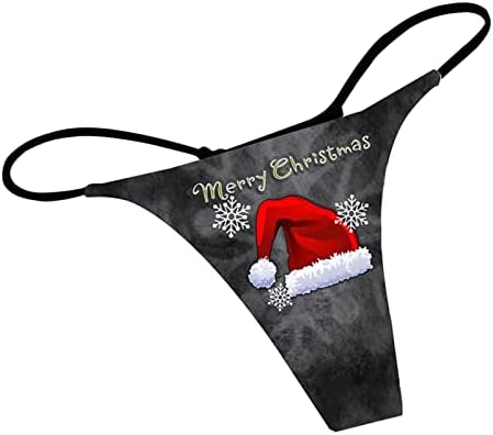 Božićni seksi tange za žene nestašno donje rublje natezanja gaćice t-beck ganjeni kratki kratki kratki kratki bikini bikini thonge
