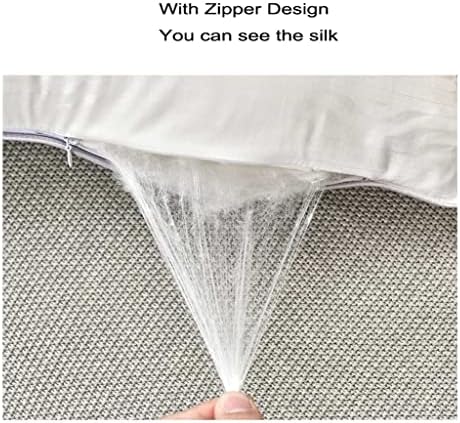 BBSJ svileni jastuci za spavanje 48 * 74 cm prirodna svilena punjenja jakarda mekana briga posteljina hotelski jastuci