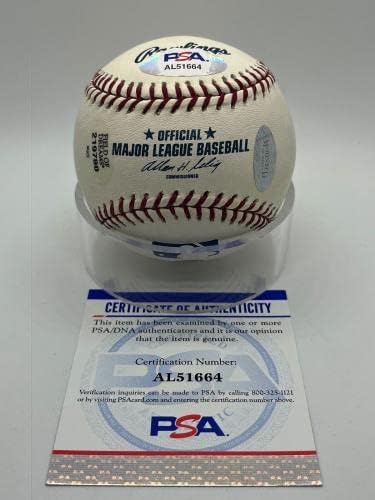 Denny McLain 31-6 1968 Tigrovi potpisali službeni autogram MLB bejzbol PSA DNA *64 - Autografirani bejzbol