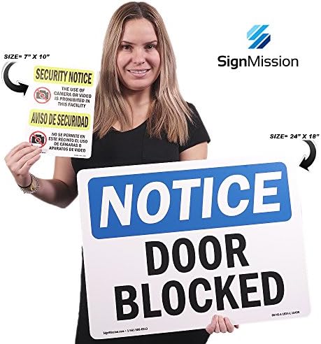 OSHA znak obavijesti - Držite vrata zatvorena, a ne izlaz | Naljepnica s vinilnom naljepnicom | Zaštitite svoje poslovanje, gradilište,
