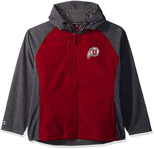 Ouray Sportska odjeća NCAA Utah Utes ženska jakna Raider meka školjka, ugljični ispis/grimizni, mali