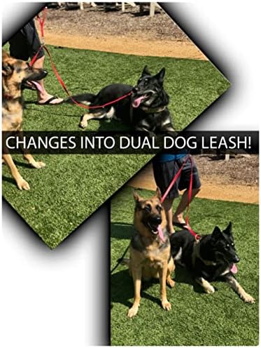 K9 LEASH - Podesiva višestruka teška pseća povodaca - vodootporna - kožni biotan - bez povlačenja - trčanje hodajući bez ruku besplatno