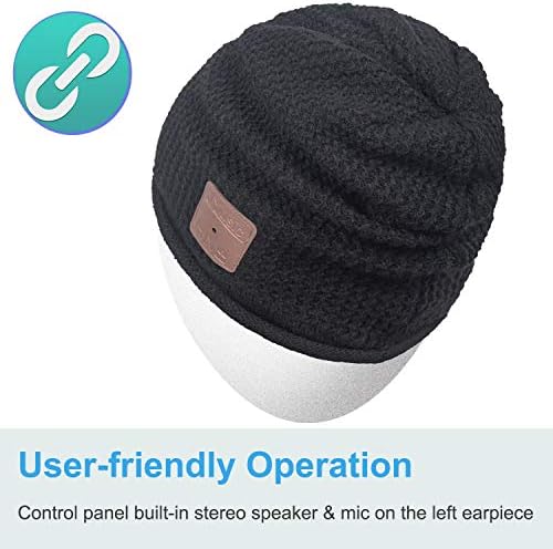 Qshell Bluetooth Beanie, bežične slušalice koje se mogu periti za pranje za sport za sport na otvorenom