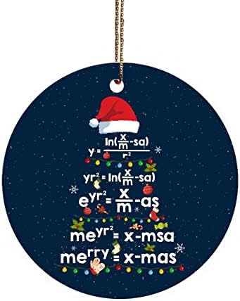 Šareniparrot m6jd učitelj matematike božićno drvce ukras božićni učitelj matematika ljubitelj matematike matematički ukras ukras cenamički
