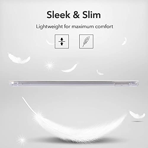 LUGEKE LINE LINES za iPad Pro 12,9 inč 2021 s držačem olovke, sklopivi zaštitni poklopac za poklopce Automatsko spavanje buđenje, meki