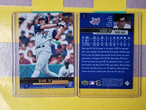 1999. Gornja paluba Co. LLC Troy Glaus Anaheim Angels Baseball Card br. 28