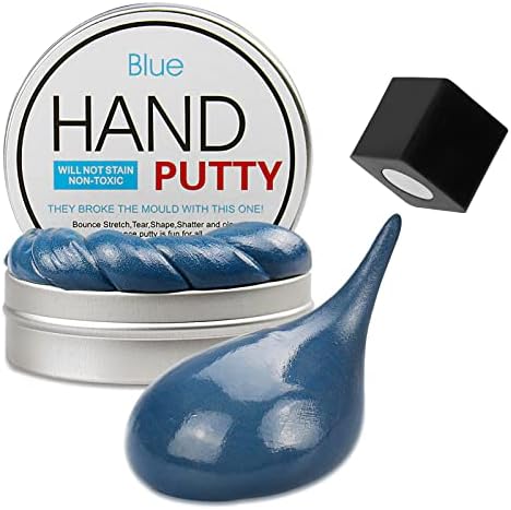 Jayee Blue Magnetic Slime Putty, Magic Slime Hand Soft Putty s nadograđenim većim magnetom Fidget Game Stres Relief razmišljanje Obrazovna