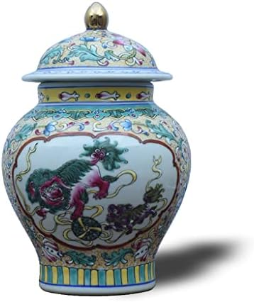 Yfqhdd ručno oslikani Jingdezhen porculanski antikni porculanski ukrasni ukrasi kućica za ukrašavanje kuće