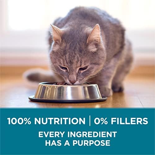 Prirodna suha hrana za mačke od 7 kilograma, nježna odabrana mješavina s pravim lososom. Torba