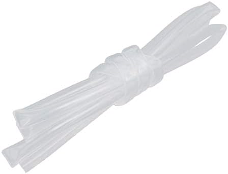 X-DREE 8 mm x 11 mm visoki temperaturni od silikonske gumene cijevi cijev cijev cijev prozirna duljina 2 m (8 mm x 11 mm tubo de manguera