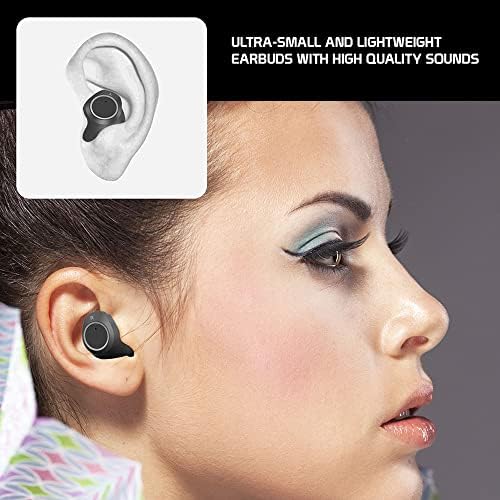 Bežični V5 Bluetooth uši kompatibilni s LG LS990 s futrolom za punjenje u ušnim slušalicama.