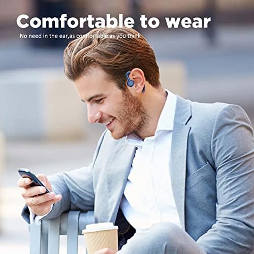 Slušalice Essonio kostiju za provodčane slušalice Otvorene uho slušalice bežične slušalice Bluetooth Slušalice s mikrofonom IPX5 vodootporne