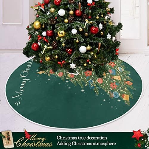 Oarencol božićno drvce suknja 36 inča božićna zabava za zabavu ukrasa