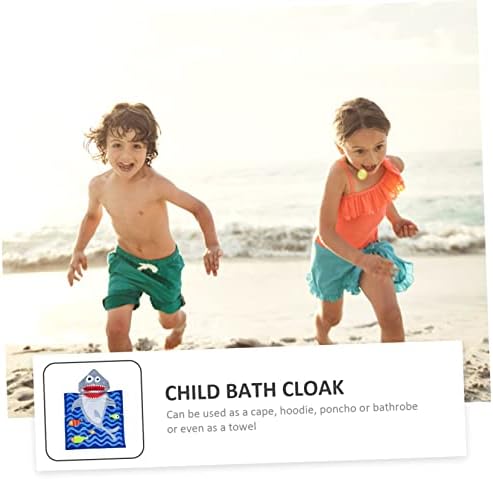 Doitool kapuljača maljača ručnik za kupanje malu djecu s kapuljačama s kapuljačom Dječji ogrtači za dječake bebe plaža poncho s kapuljačom