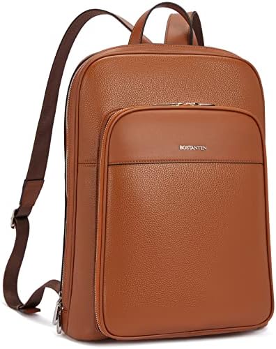 Bostantanski kožni ruksak za laptop za žene 15,6 inčni radovi na računalnoj vreći