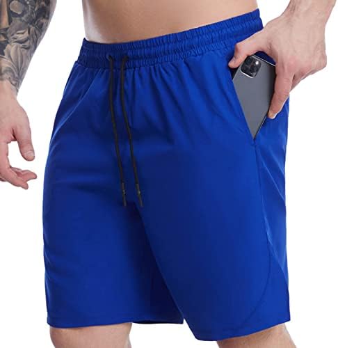 Muškarci Sportske kratke hlače muške ljeto brzo sušenje Moda Jednostavna plaža Solid Color Casual Cratks hlače za laneno platno