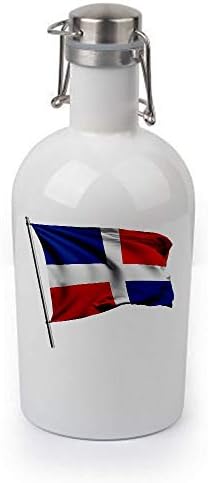 ExpressItbest 64oz Growler - zastava Dominikanske Republike - Mnoge mogućnosti
