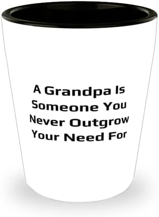 Jedinstvena djedova čaša, Djed je netko koga nikada nećete prerasti, za Djeda, poklon od unuka, keramička šalica za Djeda