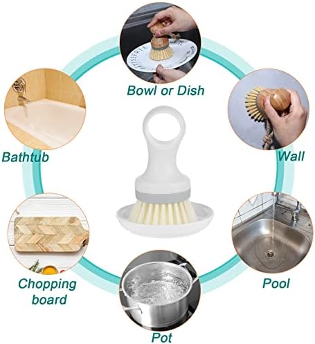 4 komada Set za raspršivač sapuna sapun uključuje dozator za ručno pranje od 16 oz, sapun za pranje silikonskog pladnjeva i naljepnica,