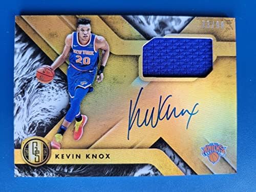 Kevin Knox 2018-19 Panini Gold Standard Jsy RC Auto D 73/99 New York Knicks! - Autografirani NBA dresovi