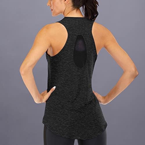 Xiloccer žene vežu joga košulje vježbanje mrežice kratke rukave Activewear Sportski tenk gornji dio košulje labave sportove