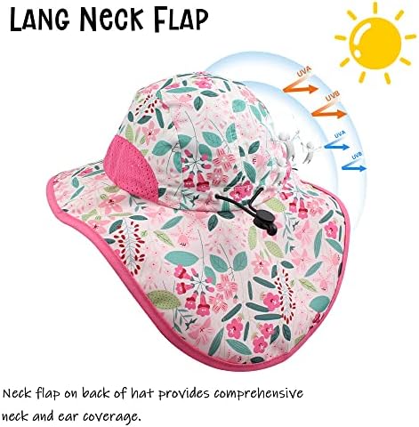 Ljetni šešir za malu djecu s poklopcem za vrat vodootporna djeca plivanje šešir za bebe UV zaštita sunčeva kape za plažu za dječake