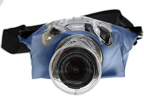 Navitech Blue DSLR SLR vodootporna podvodna kućišta/Poklopna torbica Suha torba kompatibilna s Nikon D90