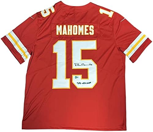 Patrick Mahomes potpisao je Kansas City Chiefs Nike Limited Jersey W/SB Liv MVP - Autografirani NFL dresovi