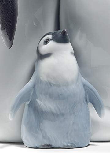 Figurica obitelji Lladró Penguin. Lik porculanskog pingvina.