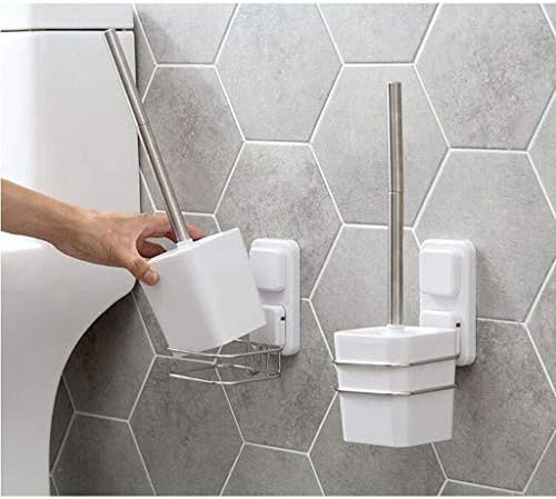Novoce toaletna četka s držačem bijelim zidnim toaletom četkom i nosačem kupaonica dugačka ručica držač za toaletna četkica s osnovnom