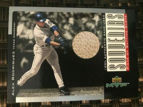 Suveniri s gornje palube iz 2001. godine Aleks Rodriguez, rabljena karta za bejzbol rukavice, rijetka igra u MPN - u, rabljene rukavice