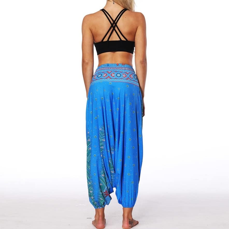 BBSJ ženske harem hipi hlače cvjetne boho odjeće joge hlače