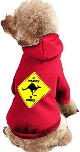 Kangaruoski prijelaz za kućne ljubimce odijelo s šeširom slatka majica za pseću kapuljaču za štene i mačku