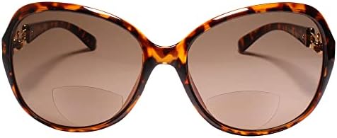 Preveliki pretjerani stilski luksuzni kornjača žena 1,50 čitanja naočala za sunčanje