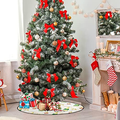 Šampanjsko božićno drvce za božićno drvce vodootporno stalak za stablo stajališta tepih ispod božićnog drvca Pribor za božićni ukras