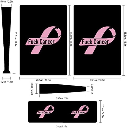Jebes raka u ružičastoj vrpci Naslovnica-naljepnica za naljepnice za konzolu i kontroler od 95 otpornih na ogrebotine