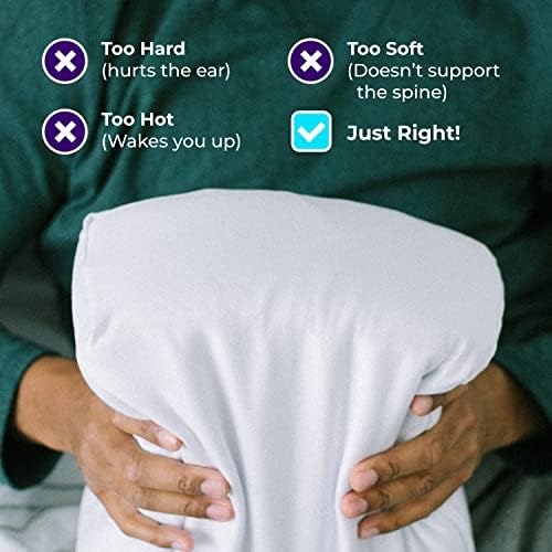 Jastuk Cube Side Cube Pro - najpopularnije posteljina i jastuci za spavanje na boku, rashladna jastuk od memorijske pjene s učinkom