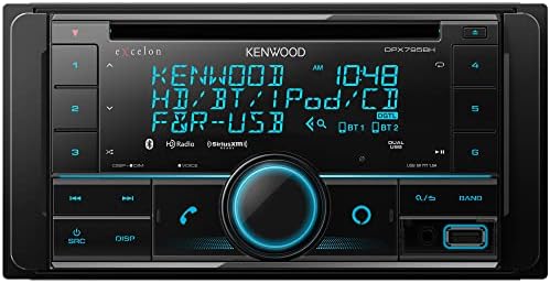 Kenwood Excelon DPX795BH Double Din Bluetooth In-Dash Car Stereo CD prijemnik s Alexa kompatibilnost