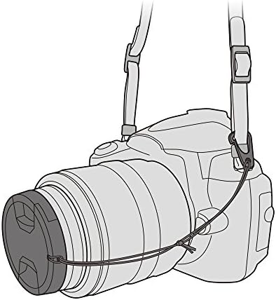 Hakuba ka-lcp62 kapica leće, zaštitna kapica objektiva, 2,4 inča, udubljena kuka protiv jesena