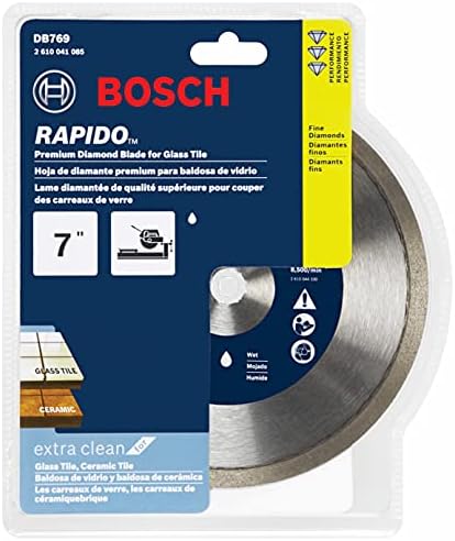 Bosch DB769 7 in. Rapido Premium kontinuirani dijamantni obruč za staklenu pločicu