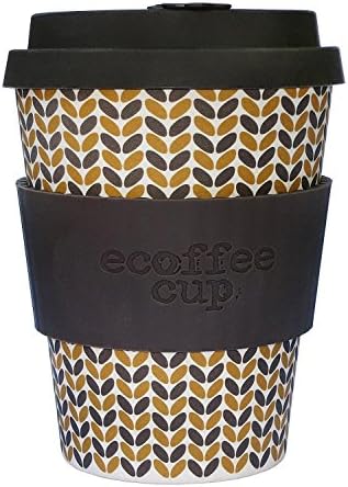 Threadneedle, 12oz Ecoffee Cup | Napravljeno od bambusovih vlakana, poklopca bez kapljica i pranja posuđa