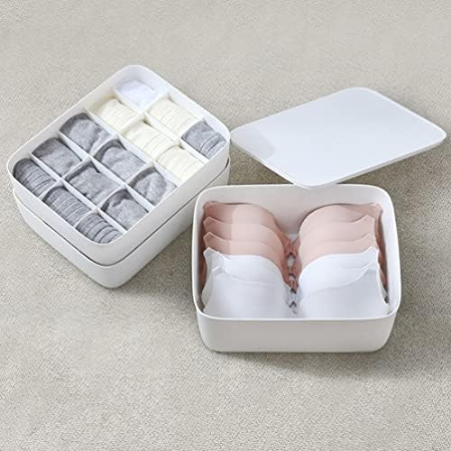Kutija za organizatore donjeg rublja 5: plastične ladice komode mreže spremnik za pohranu ormar ćelije za odjeću košare za čarape donje