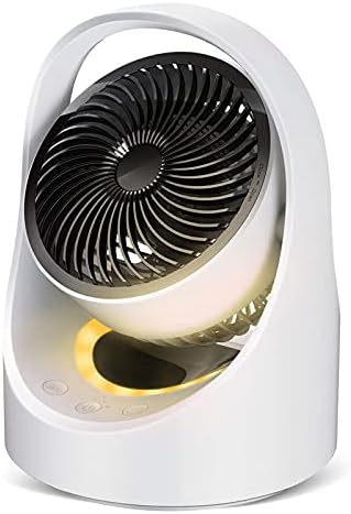Yunzhiduan ventilator zračnog cirkulatora, šapat miran osobni ventilator za cirkulaciju zraka, prijenosni oscilirajući bežični ventilator
