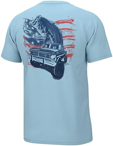 Huk muški KC Scott majice s kratkim rukavima, majica za ribolov performansi