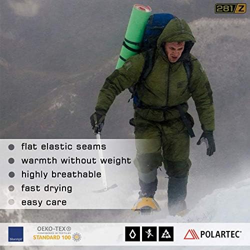 281Z Pješačenje toplih 6 -inčnih obloga za čizme - Vojni taktički sport na otvorenom - Polartec Fleece Zimske čarape