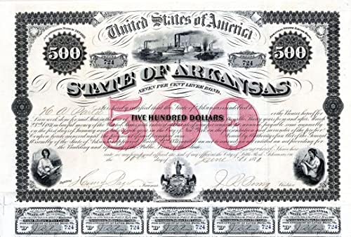 Državna brana Arkansas-obveznica od 500 dolara