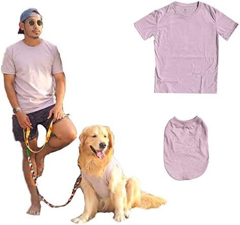 Košulje za kućne ljubimce koje odgovaraju odjeći s vlasnikom, odgovarajuća košulja s kućnim ljubimcem, majicom za pse za male do velike,