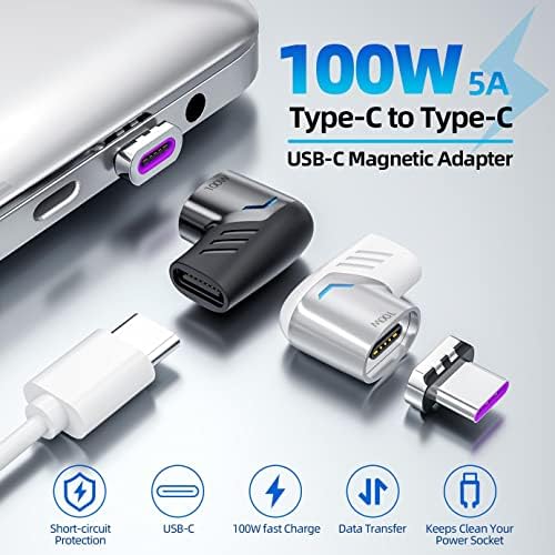 BoxWave adapter kompatibilan s počasnom jastukom x6 - magnetosnap pd kutni adapter, magnetski adapter za punjenje magnetskog pd kuta