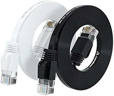 CAT 6 Ethernet kabel 15ft ravna internetska mreža - CAT6 Ethernet Patch kabeli kratki - računalni LAN kabel s konektorima bez ikakvih