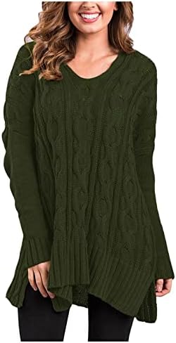 Odjeća za majčinstvo, ugrađeni džemperi za žene Pariško trening džemper Ladies modni džemper solidna boja V-izrez dugi rukav pulover